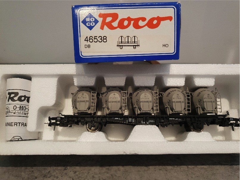 ROCO 46538 WAGON PORTE CONTENEURS