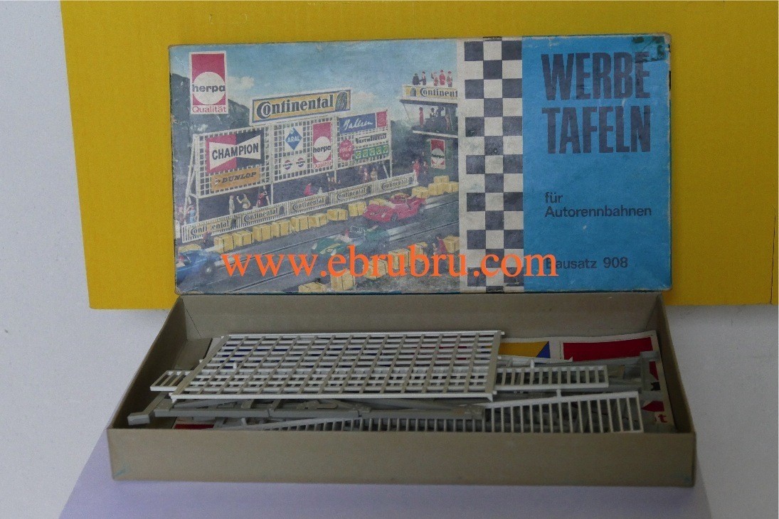 HERPA WERBE TAFELN FUR AUTORENNBAHNEN 908