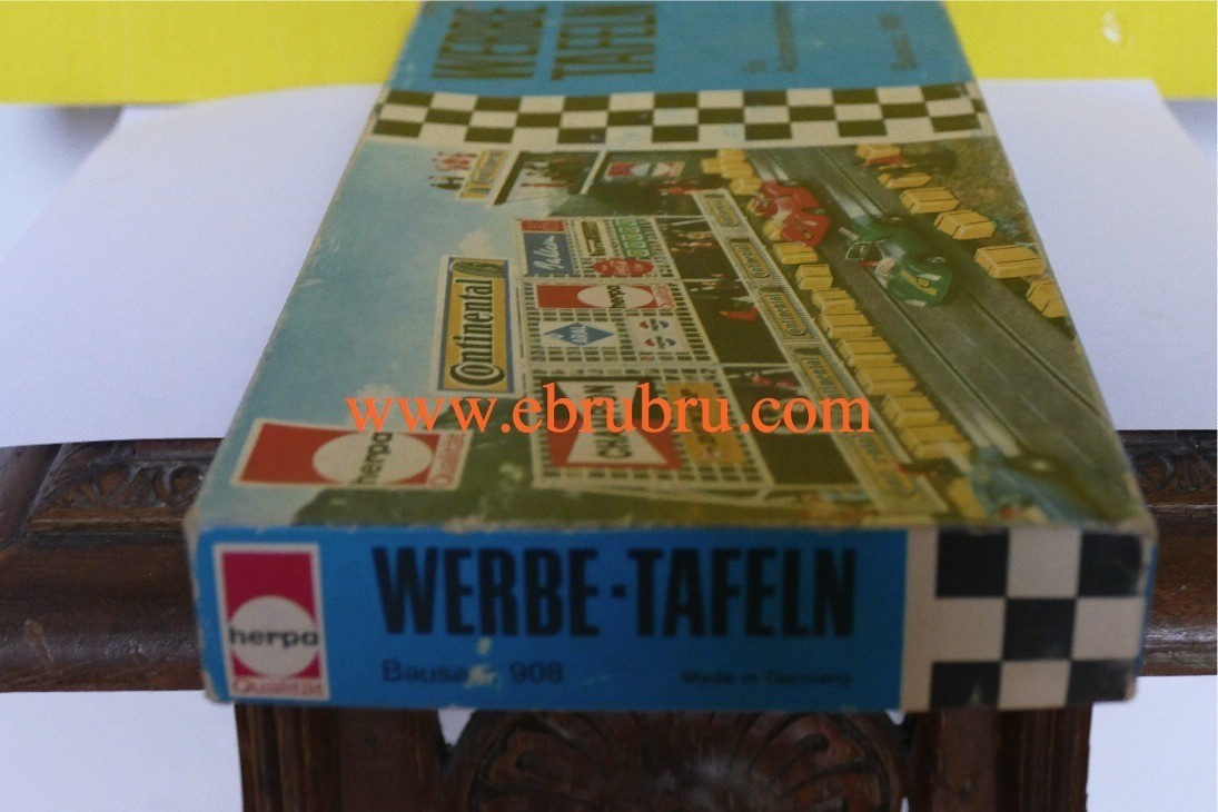 HERPA WERBE TAFELN FUR AUTORENNBAHNEN 908