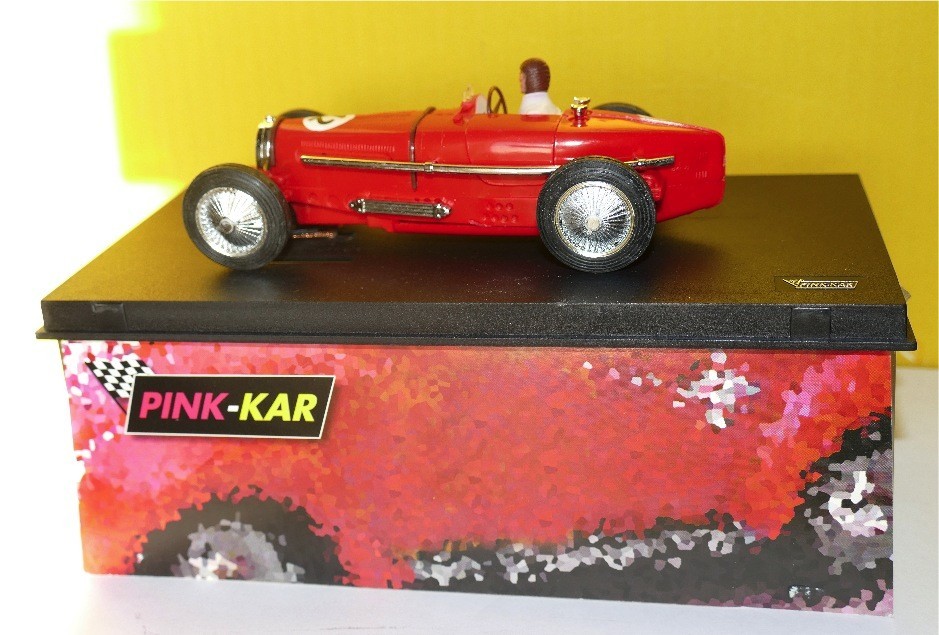 BUGATTI TYPE 59 ROUGE PINK KAR RÉF CV 017