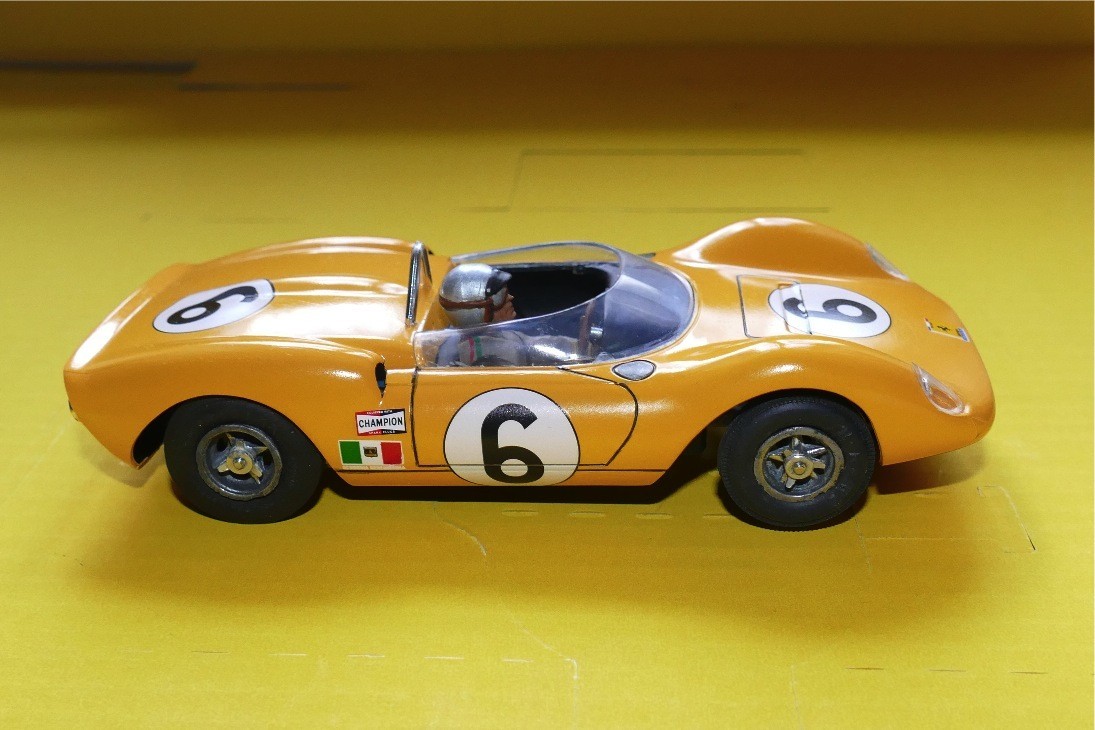 FERRARI DINO JAUNE COX SCALE 1/24 SLOT CAR