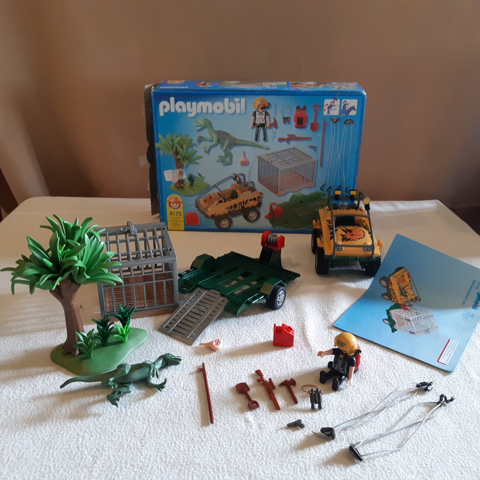 Véhicule amphibie avec dinosaure Playmobiil 4175