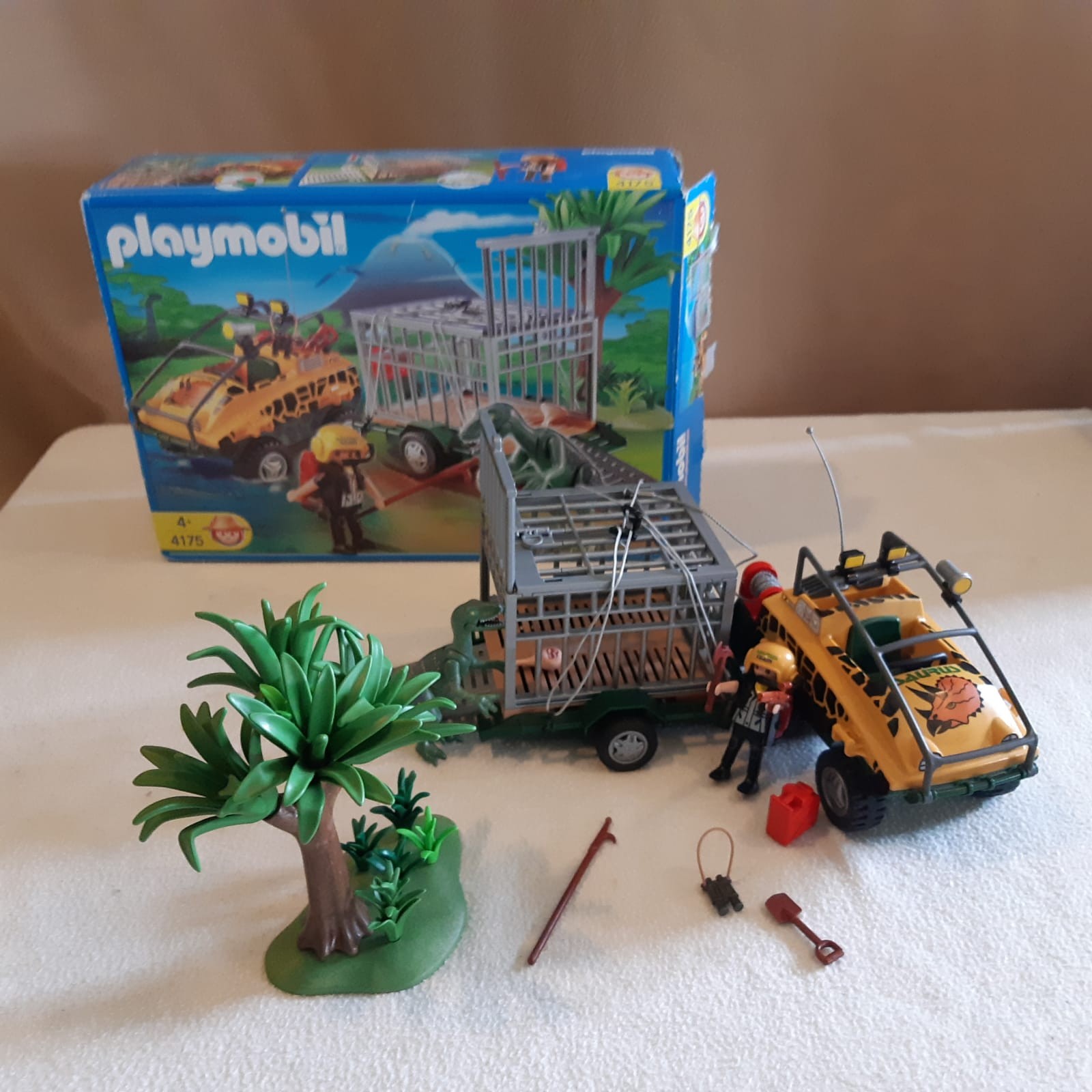 Véhicule amphibie avec dinosaure Playmobiil 4175