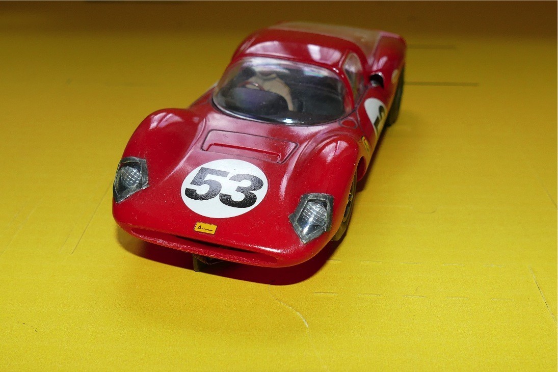 FERRARI DINO ROUGE COX SCALE 1/24 SLOT CAR