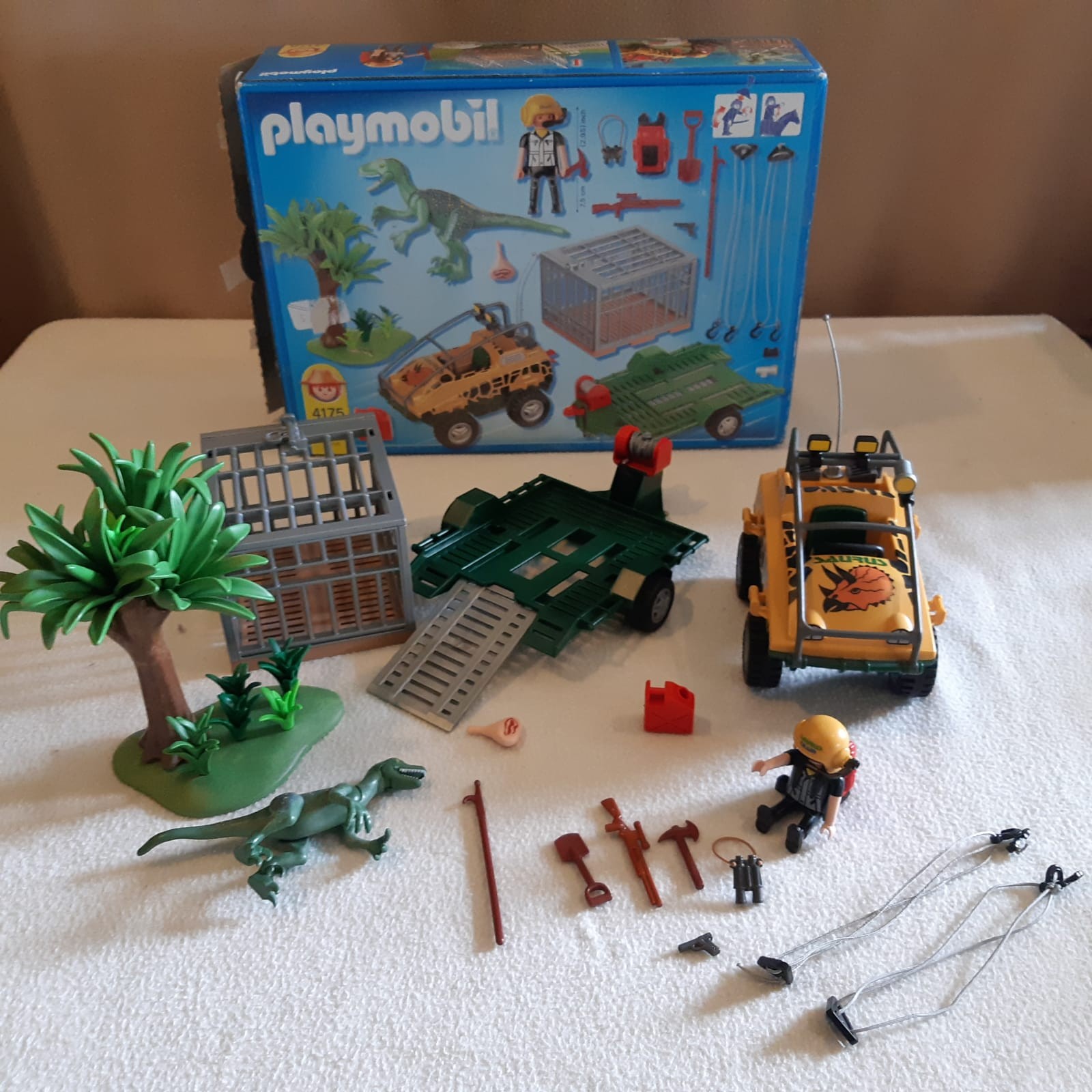 Véhicule amphibie avec dinosaure Playmobiil 4175