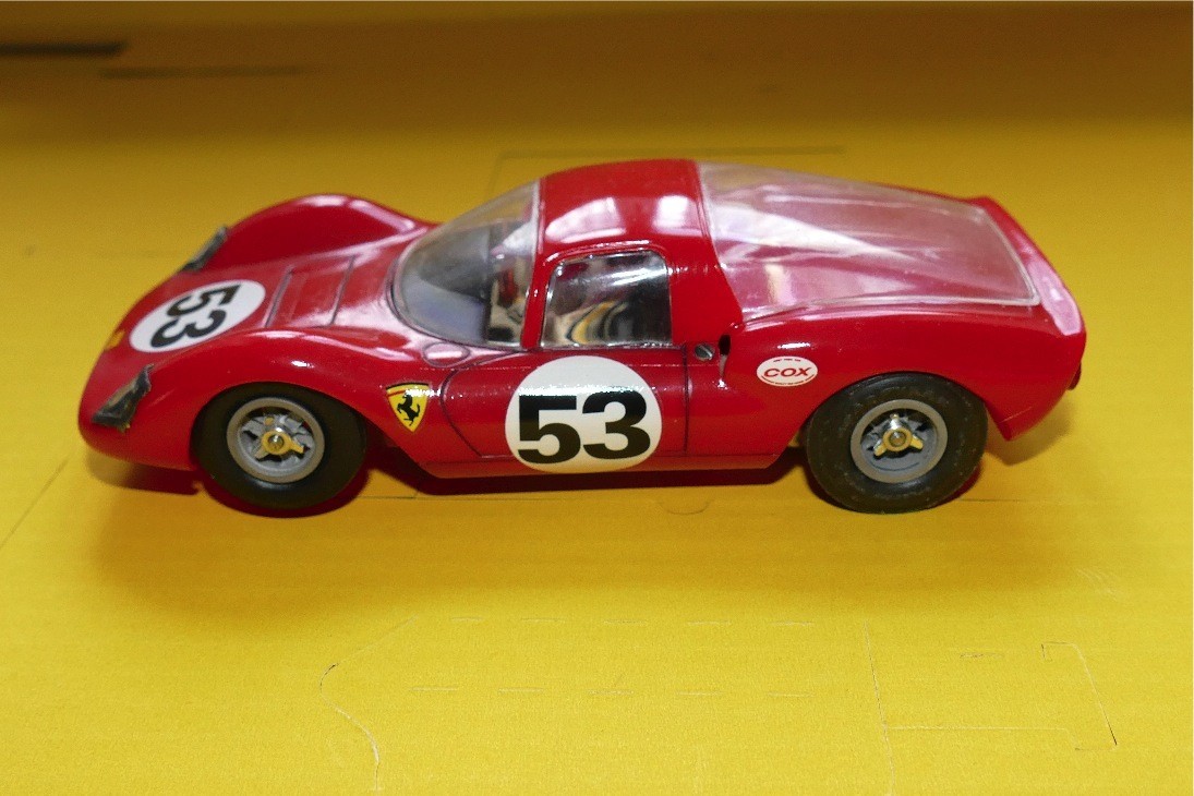 FERRARI DINO ROUGE COX SCALE 1/24 SLOT CAR