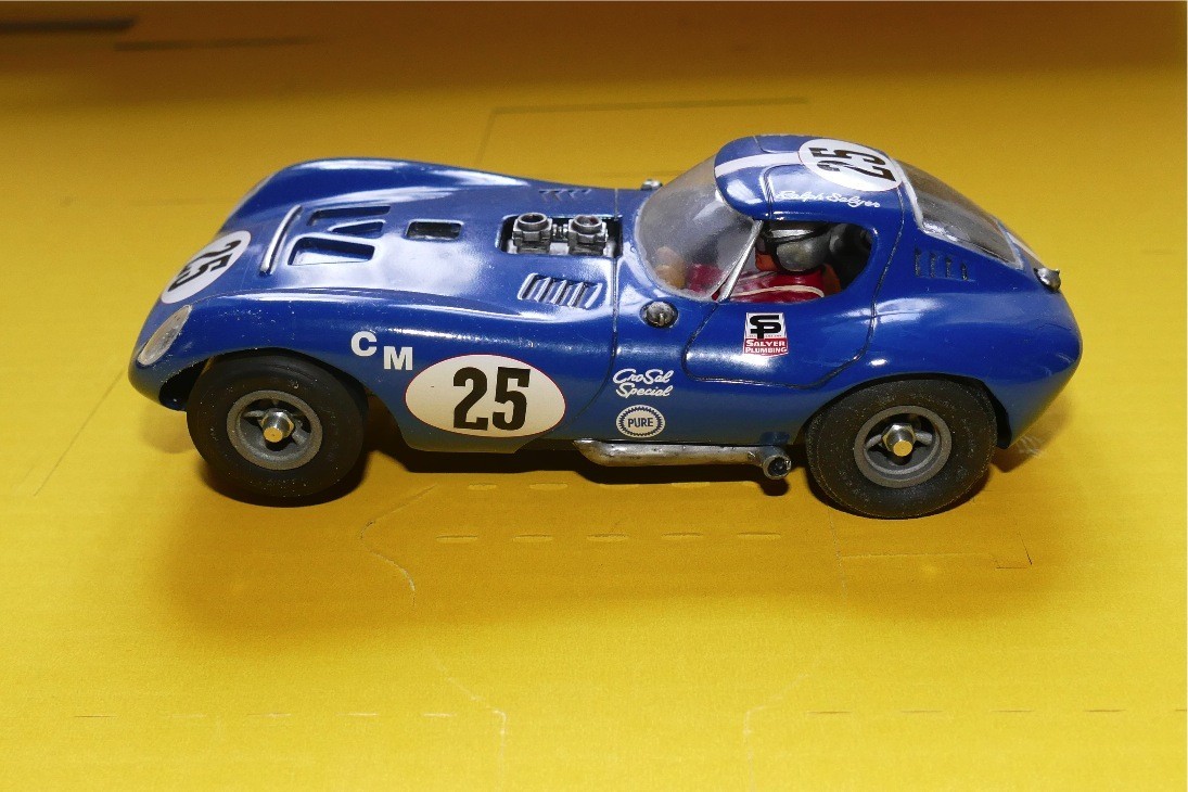 CHEETAH BLEU COX SCALE 1/24 SLOT CAR