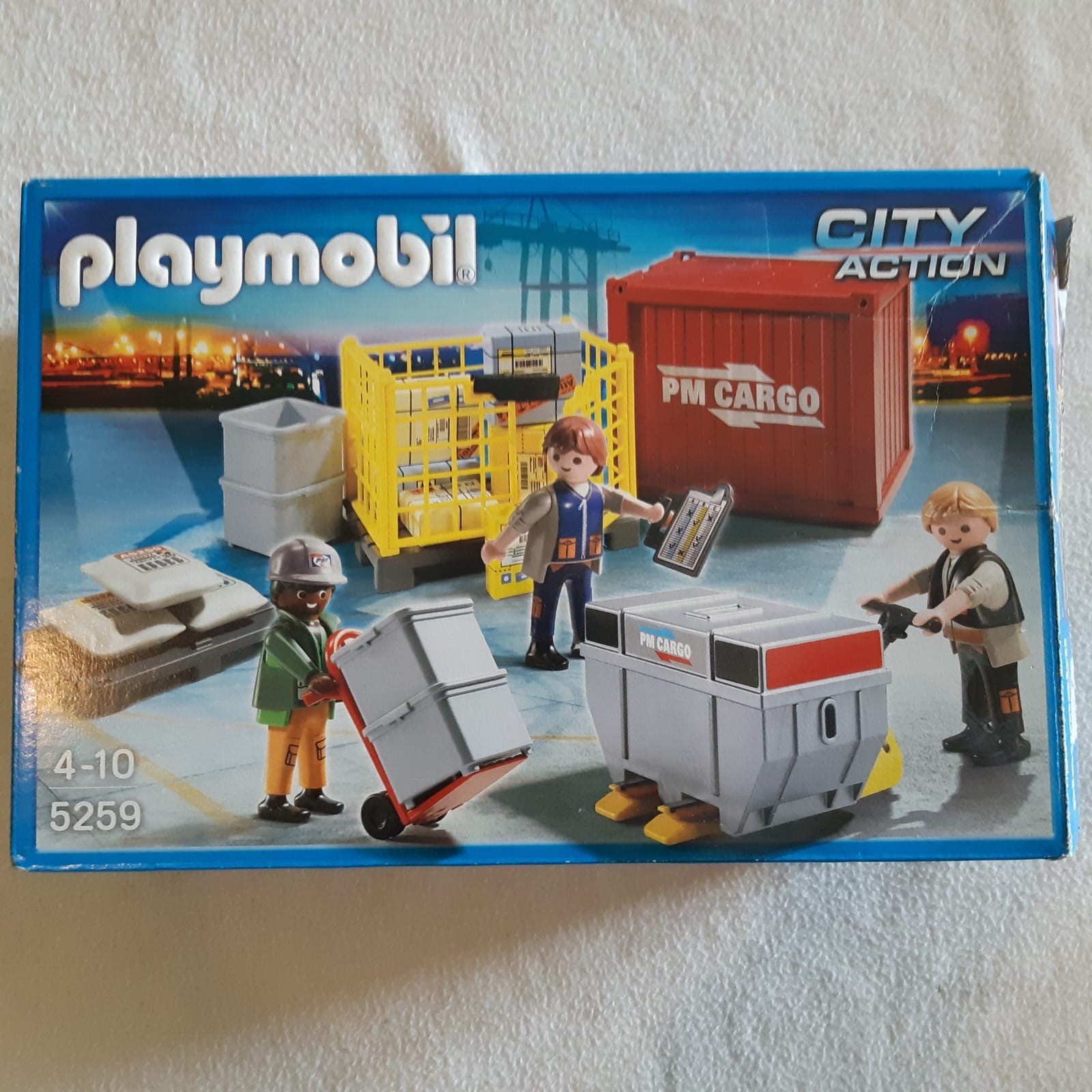 Equipe cargo marchandise Playmobil 5259