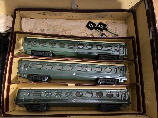  Locomotive A Vapeur 232 R Coffret Train Electrique Ho Jep serie 56