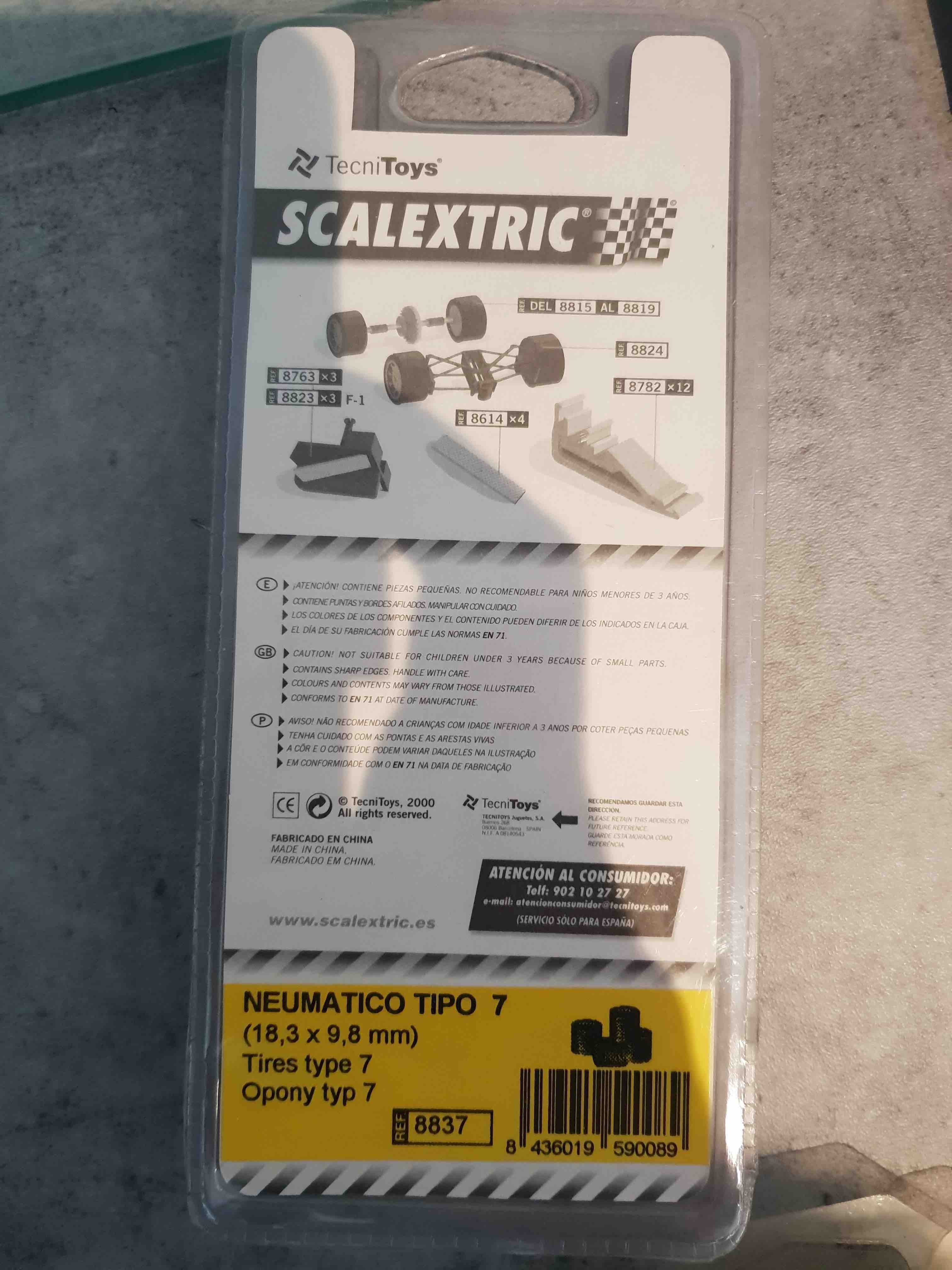 SCALEXTRIC 8837 PNEUS TYPE 7