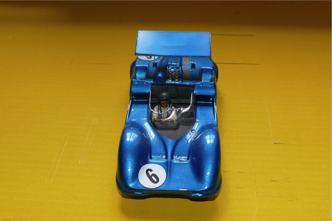 CHAPARRAL 2G CAROSSERIE LEXAN LANCER REPRO ET CHASSIS BZ  1/24 SLOT CAR