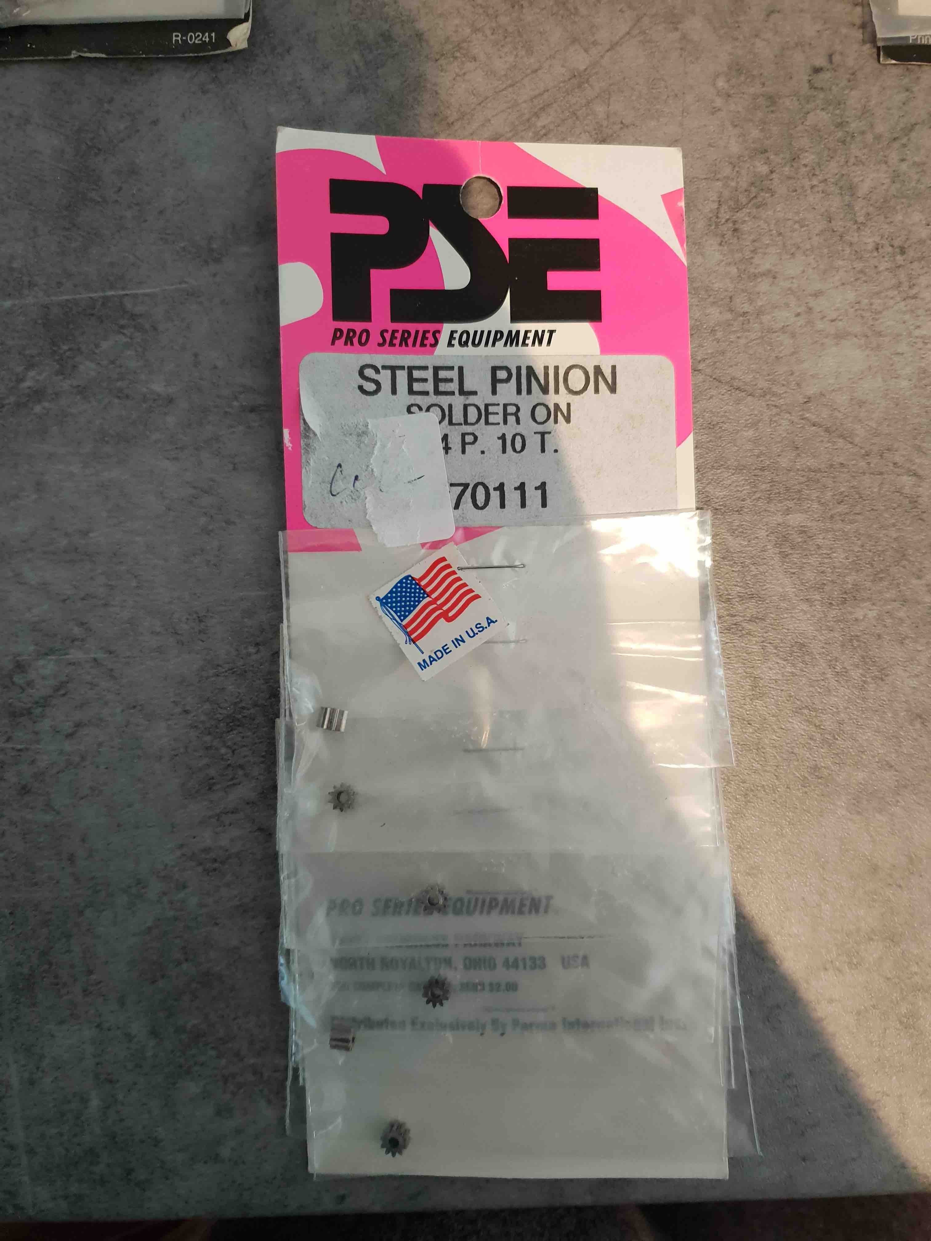 PSE STEEL PINION 70111 4P 10T X6