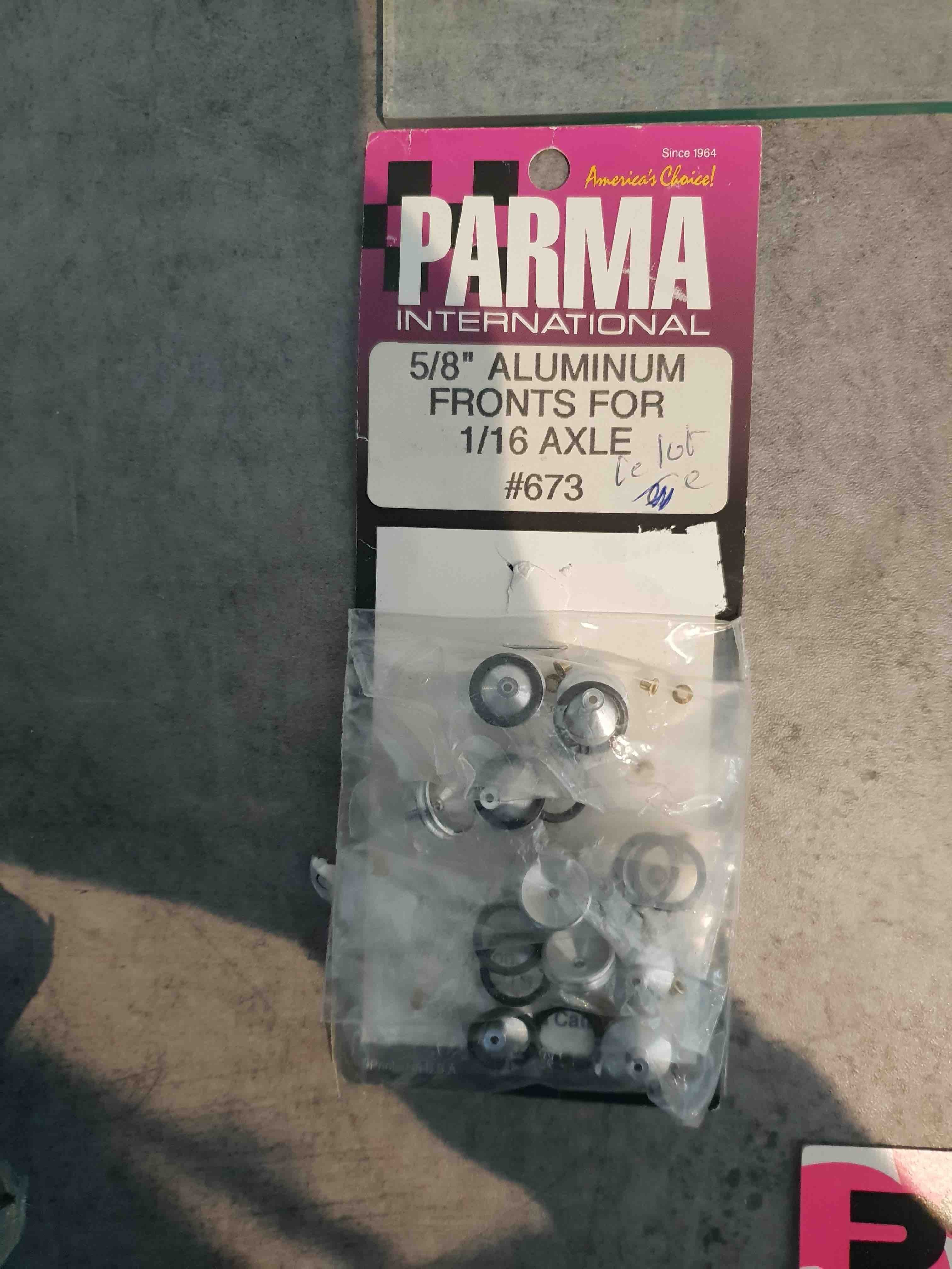 PARMA INTERNATIONAL 5/8 ALUMINUM FRONT FOR 1/16 AXLE 673 X5