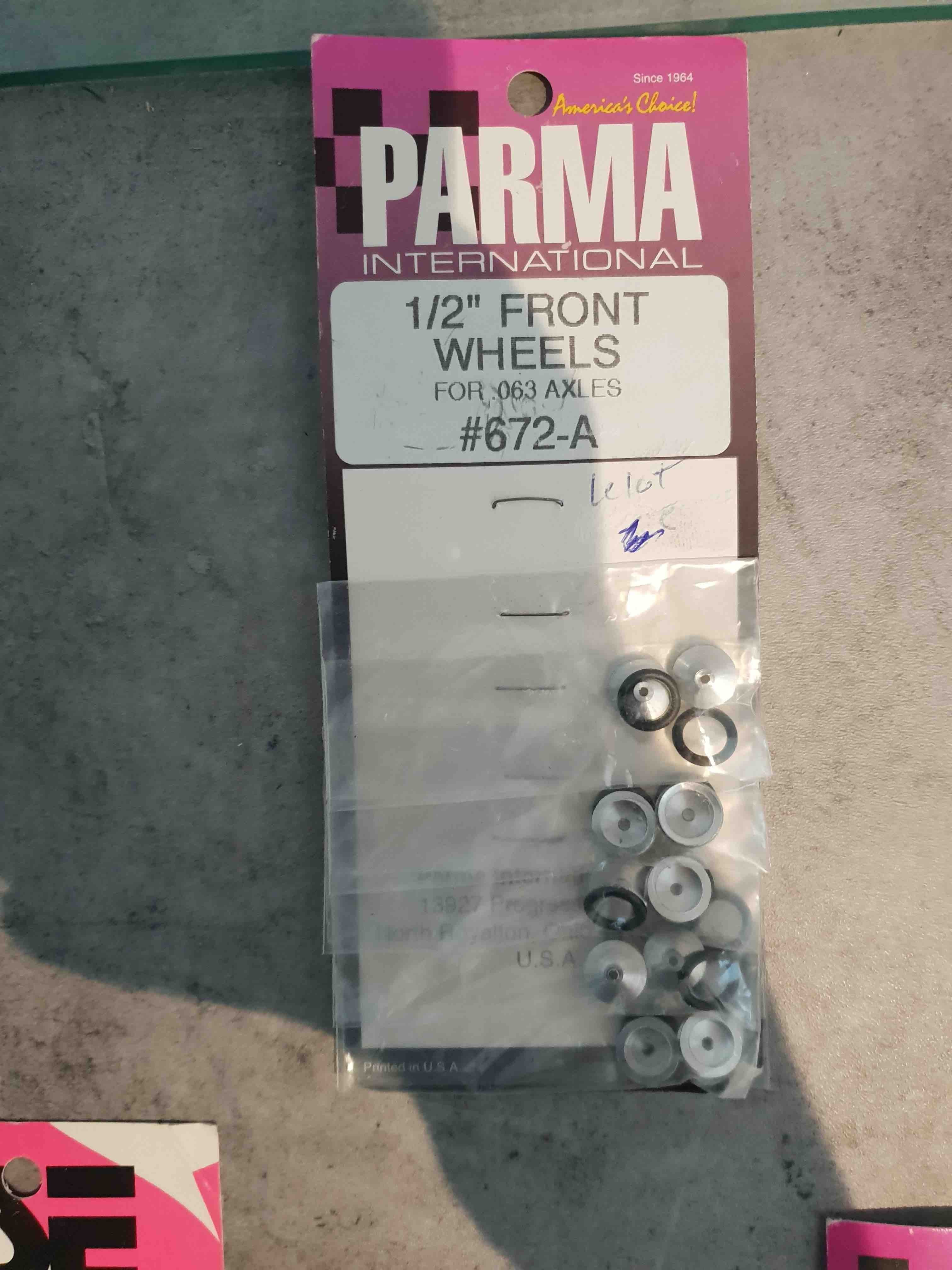 PARMA INTERNATIONAL 1/2 FRONT WHEELS 672-A  X5