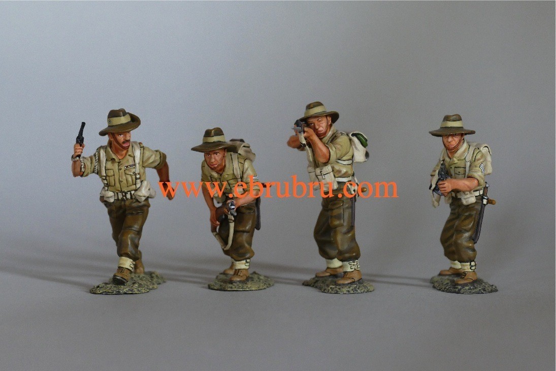 BRITISH 8TH ARMY  AUSTRALIAN ATTACK SET KING & COUNTRY EA003