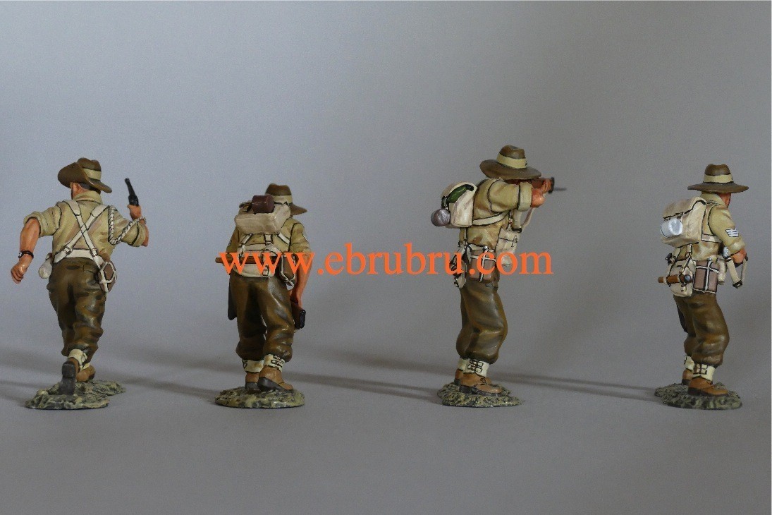 BRITISH 8TH ARMY  AUSTRALIAN ATTACK SET KING & COUNTRY EA003