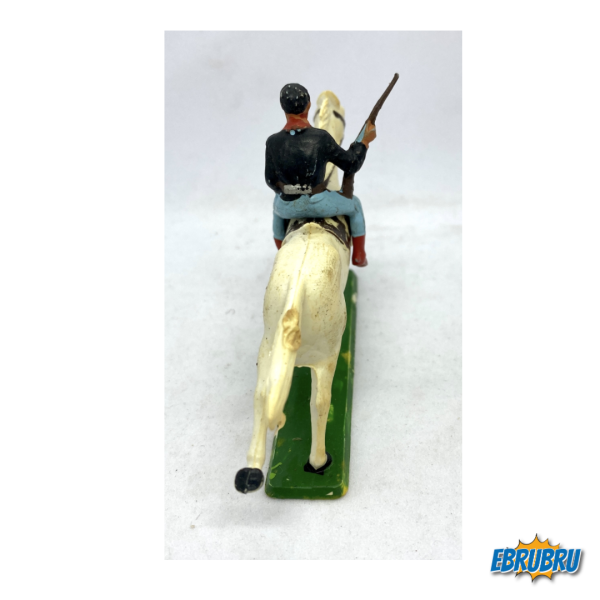 Cow Boys - Cavalier Fusil côté - Bleu - STARLUX 412