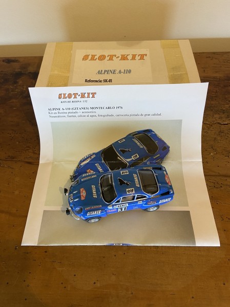 ALPINE A 110 SLOT KIT GITANES MONTE CARLO 1976