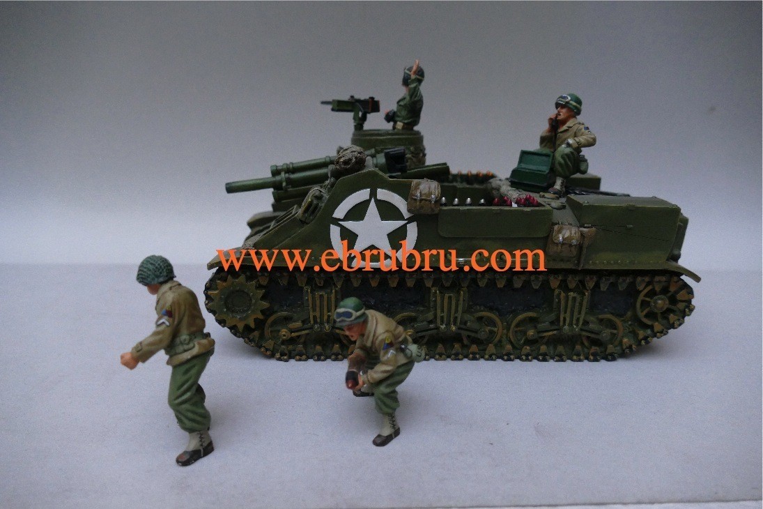 U.S. M7 PRIEST & CREW D DAY 1944 KING & COUNTRY  DD030