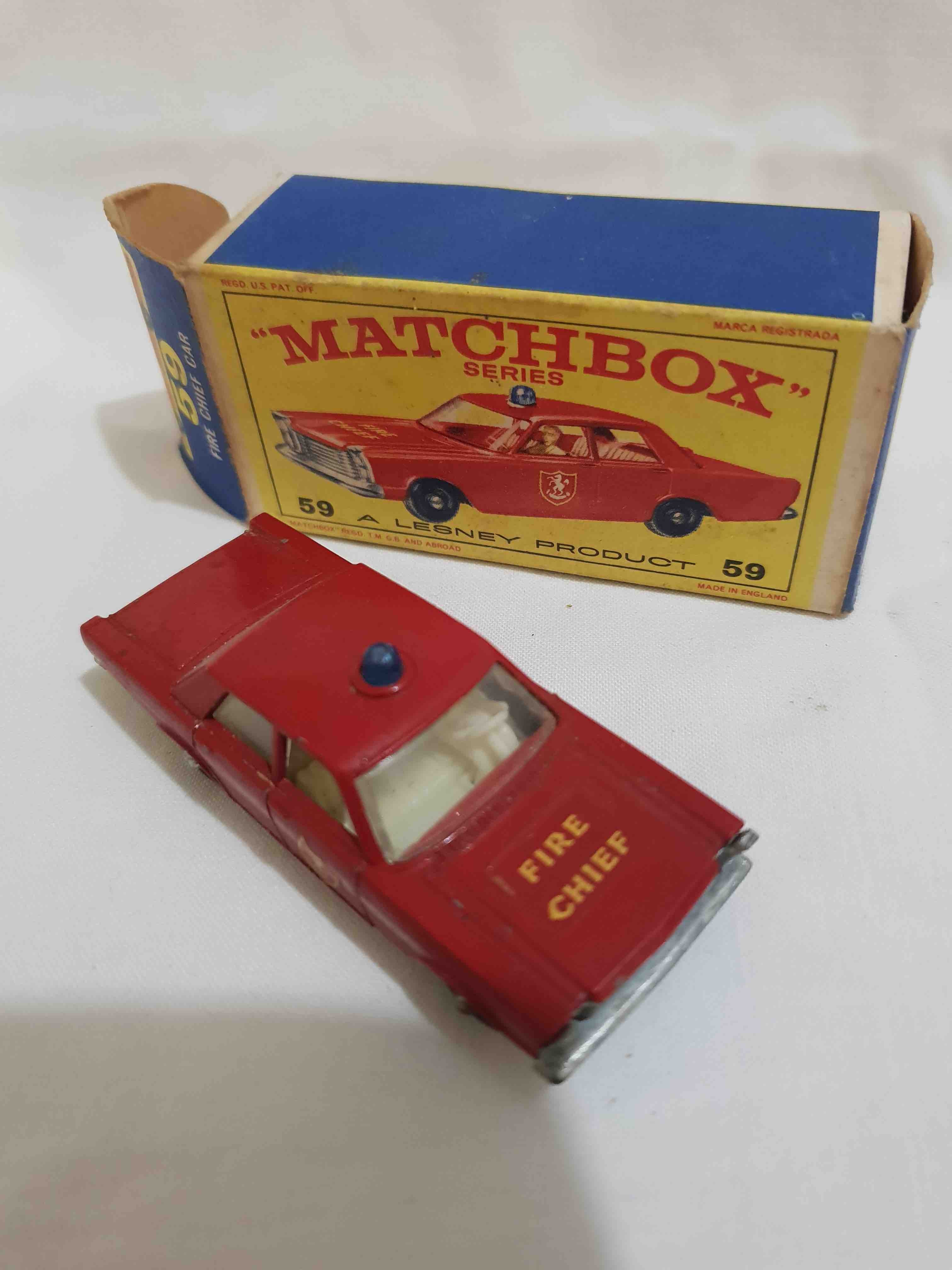 MATCHBOX SERIE 59 FIRE CHIEF CAR