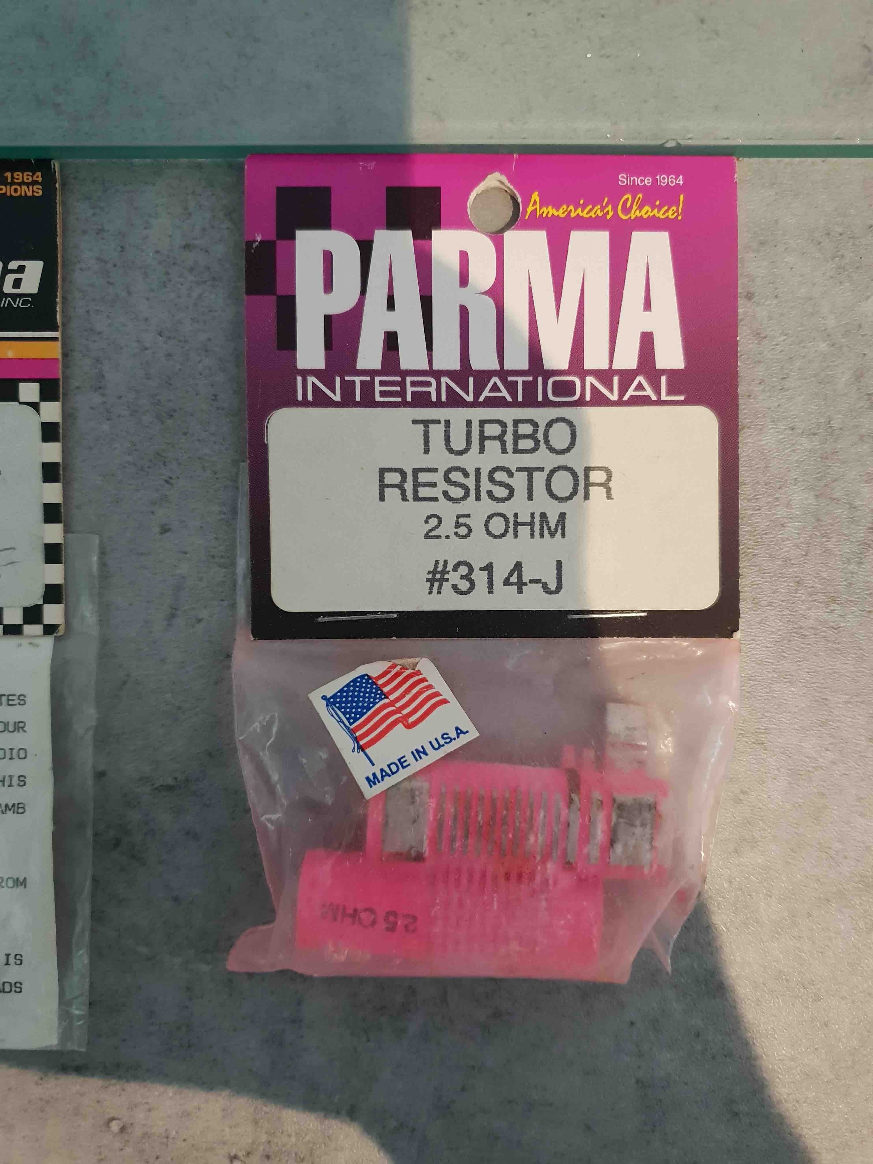 PARMA INTERNATIONAL TURBO RESISTOR 314-J