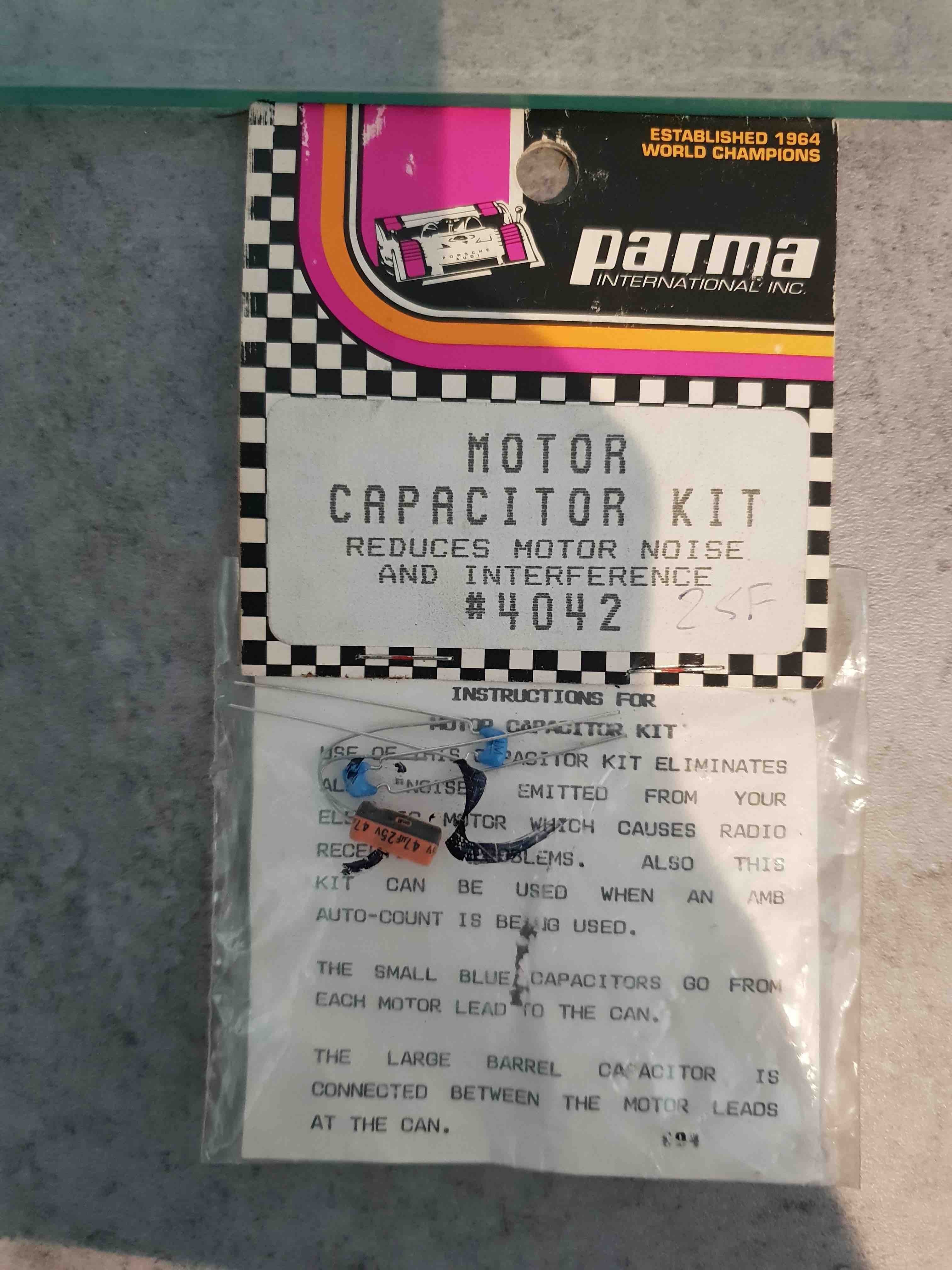 PARMA INTERNATIONAL MOTOR CAPACITOR KIT