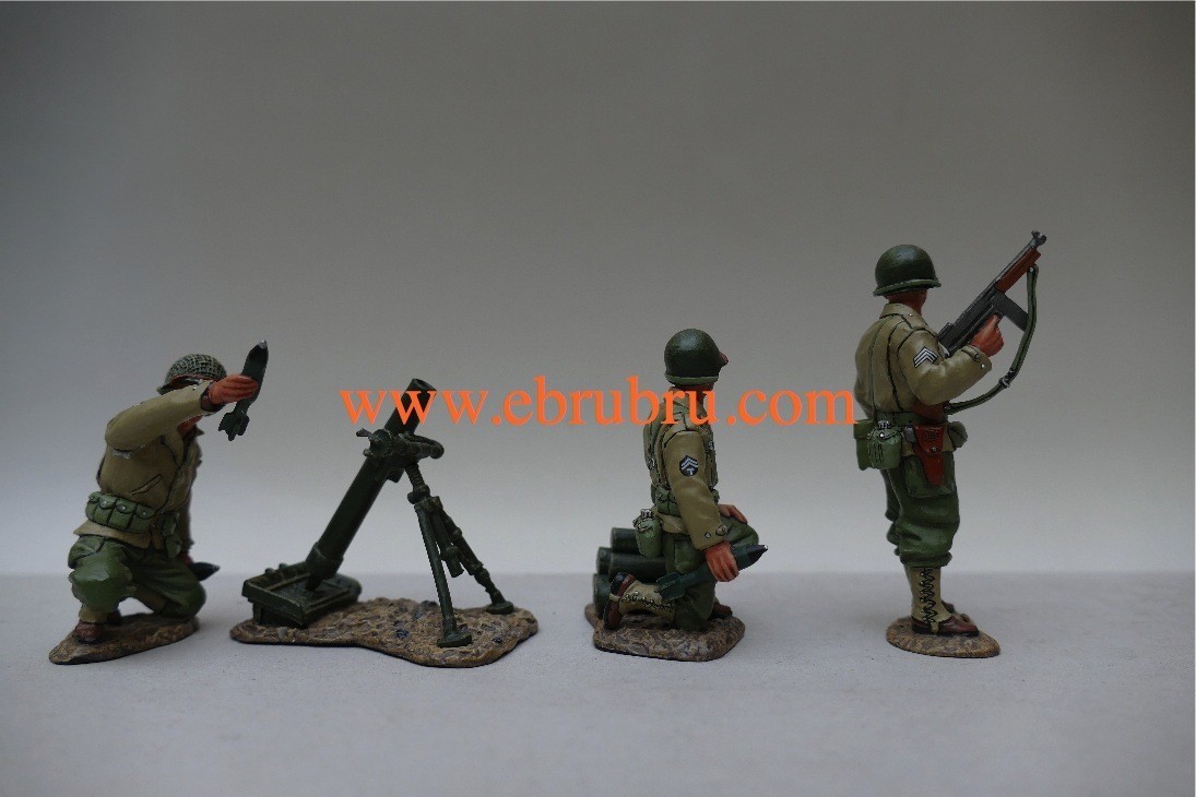 U.S. 3RD INFANTRY DIVISION MORTAR TEAM D DAY 1944 KING & COUNTRY DD032