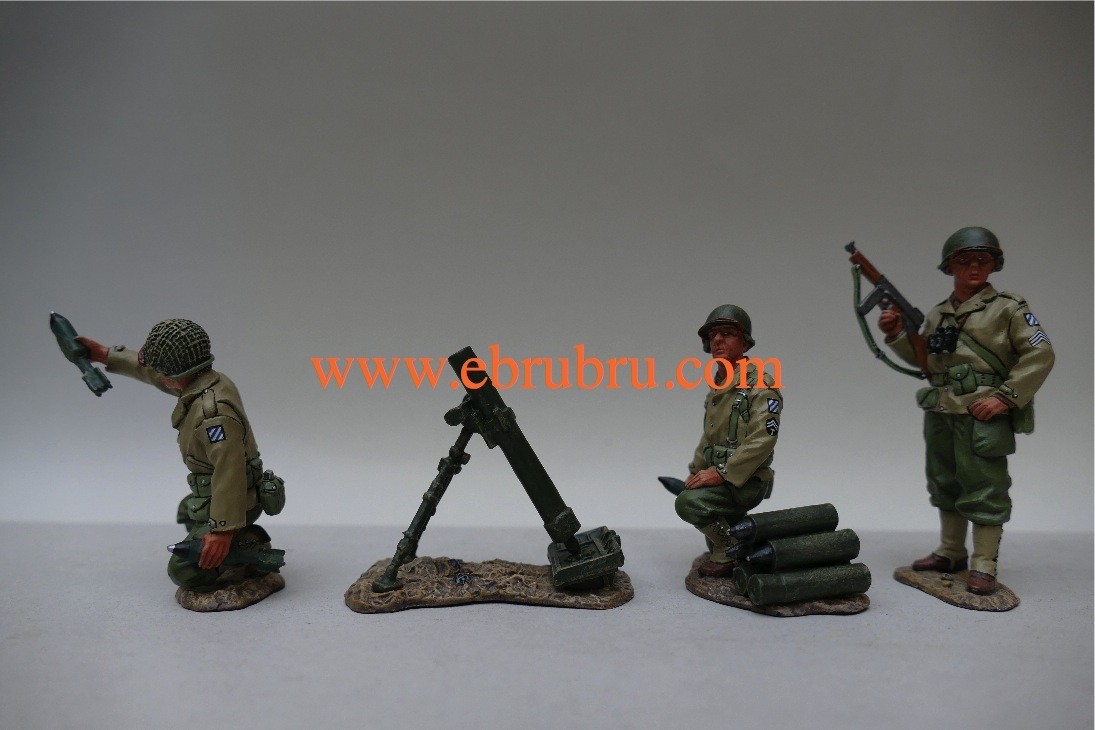 U.S. 3RD INFANTRY DIVISION MORTAR TEAM D DAY 1944 KING & COUNTRY DD032