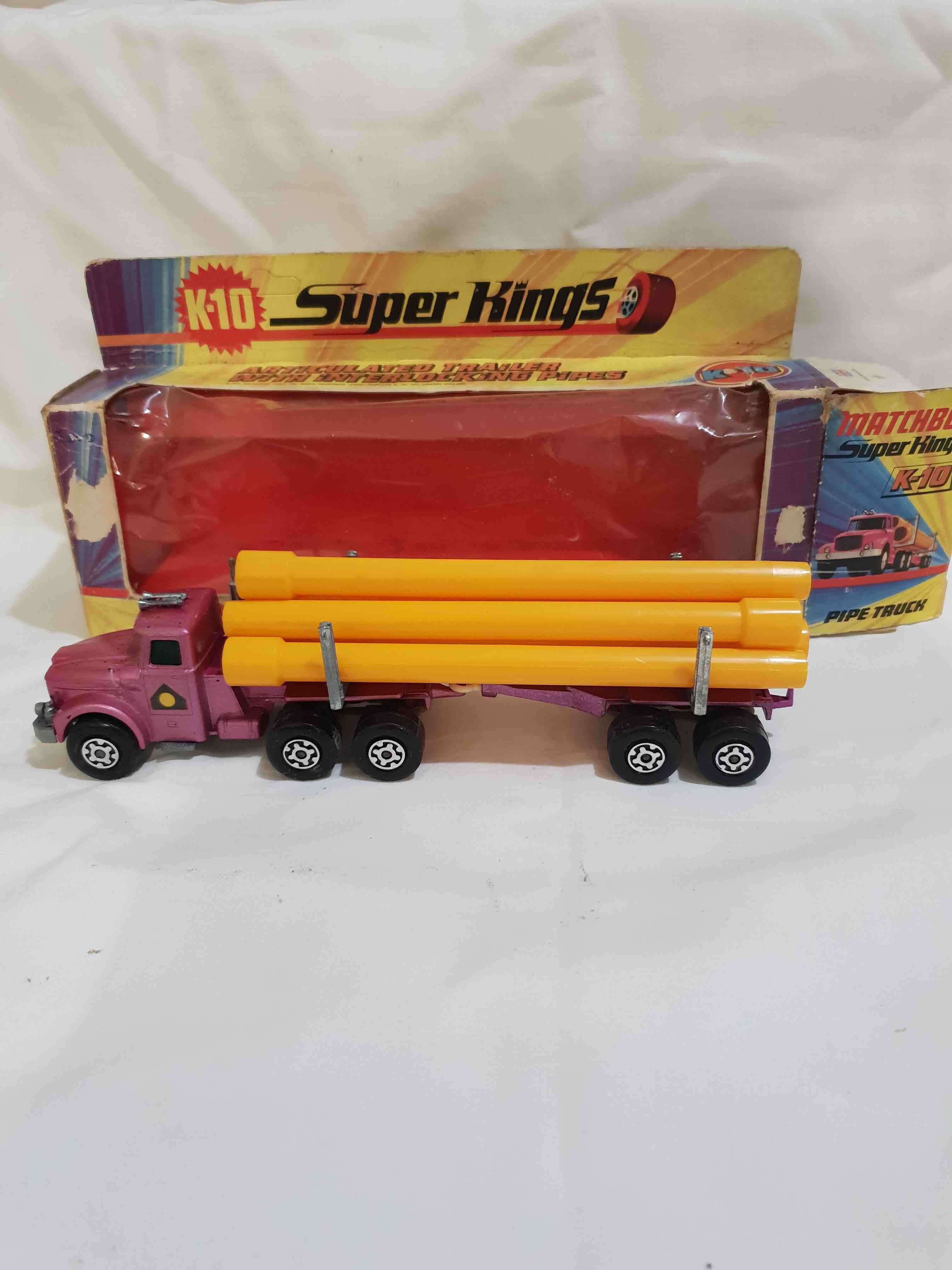 MATCHBOX PIPE TRUCK K-10 SUPER KING