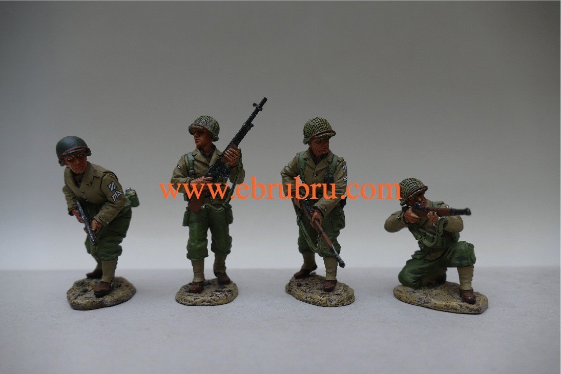 U.S. 3RD INFANTRY DIVISION ATTACKING INFANTRY D DAY 1944 KING & COUNTRY DD033