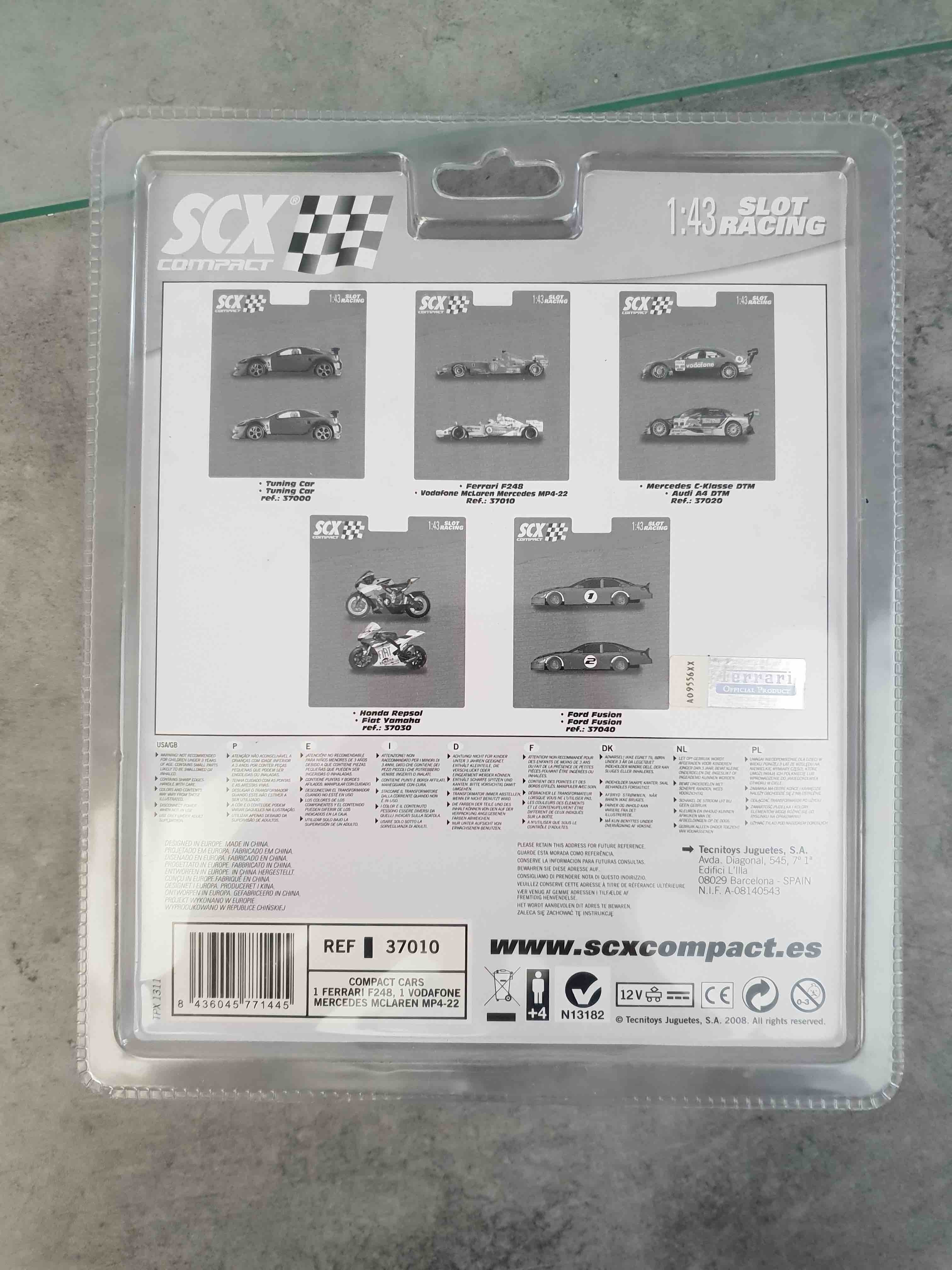 SCALEXTRIC COMPACT 37010