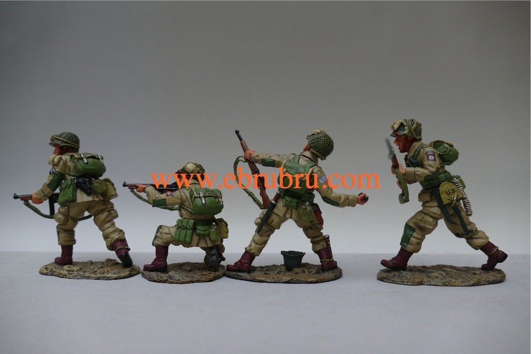 U.S. 82ND AIRBORNE FLANK ATTACK D DAY 1944 KING & COUNTRY DD037