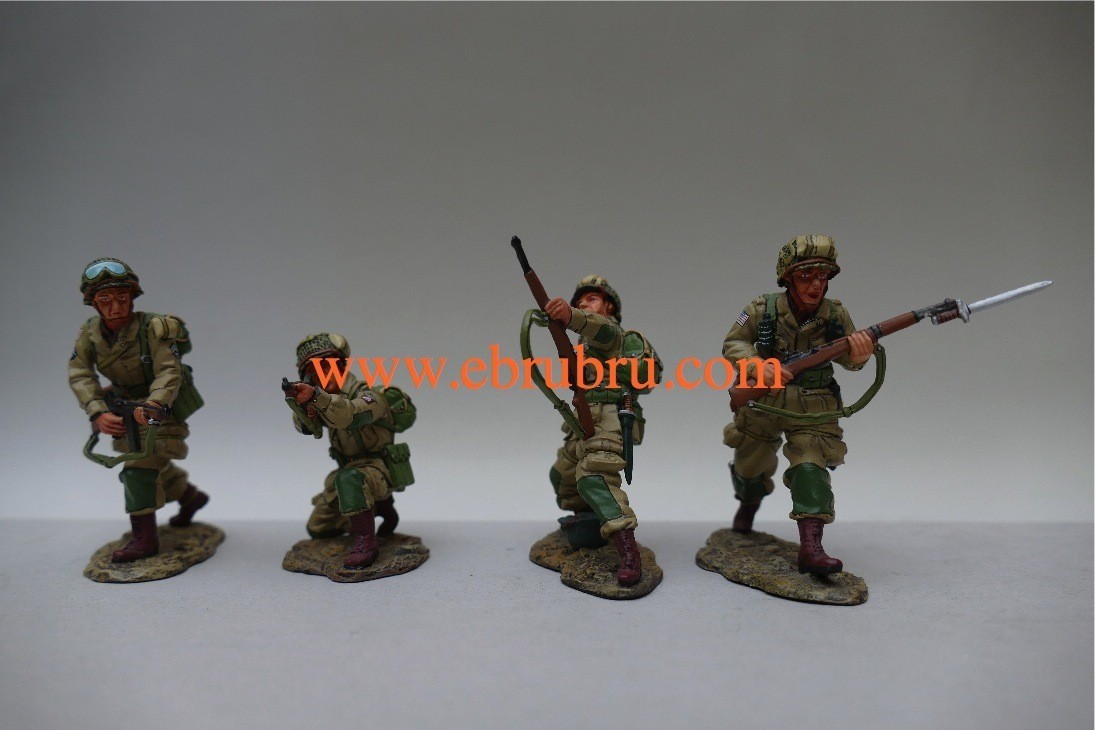 U.S. 82ND AIRBORNE FLANK ATTACK D DAY 1944 KING & COUNTRY DD037