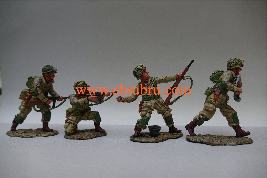 U.S. 82ND AIRBORNE FLANK ATTACK D DAY 1944 KING & COUNTRY DD037