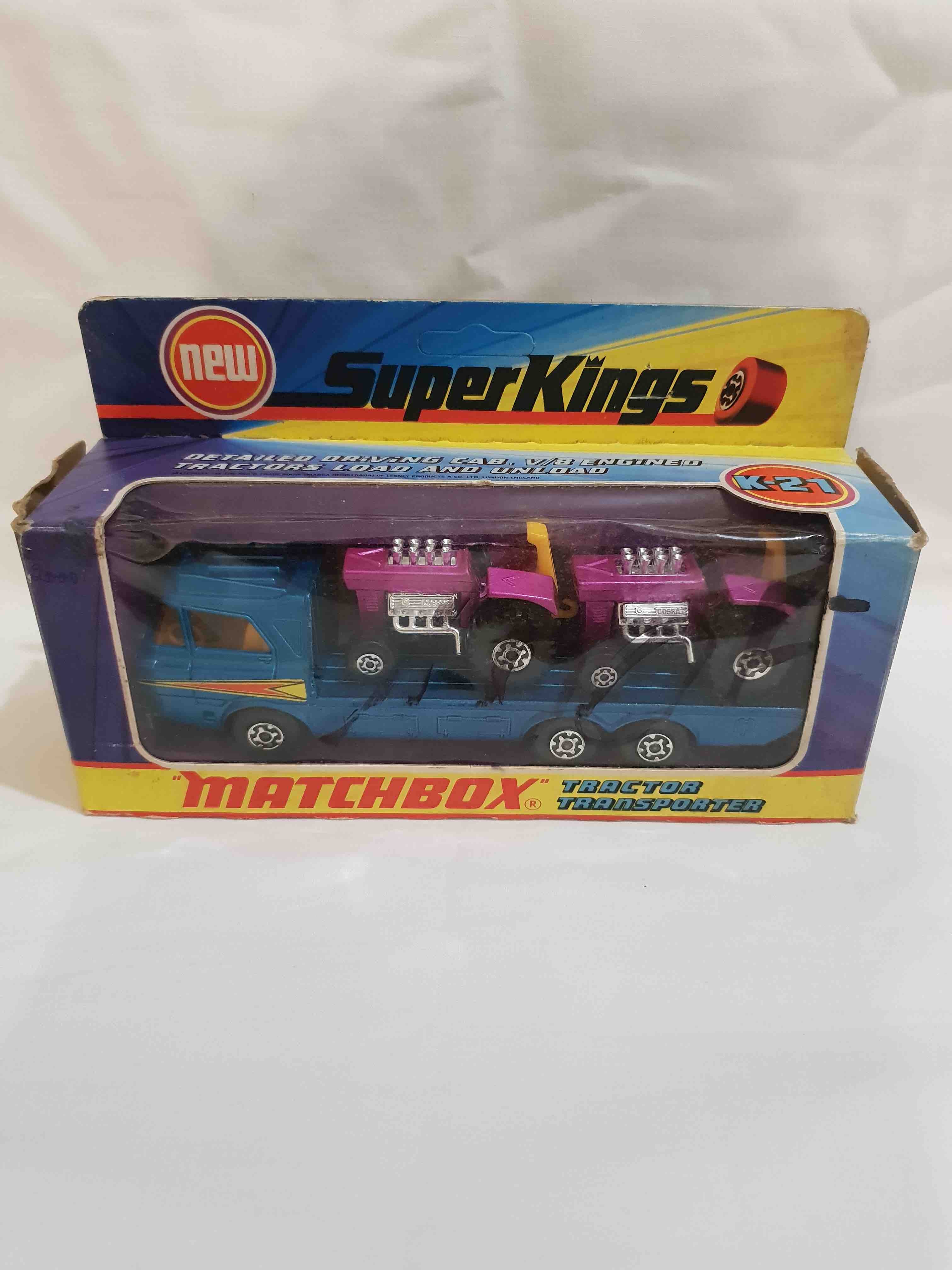 MATCHBOX TRACTOR TRANSPORTER K-21