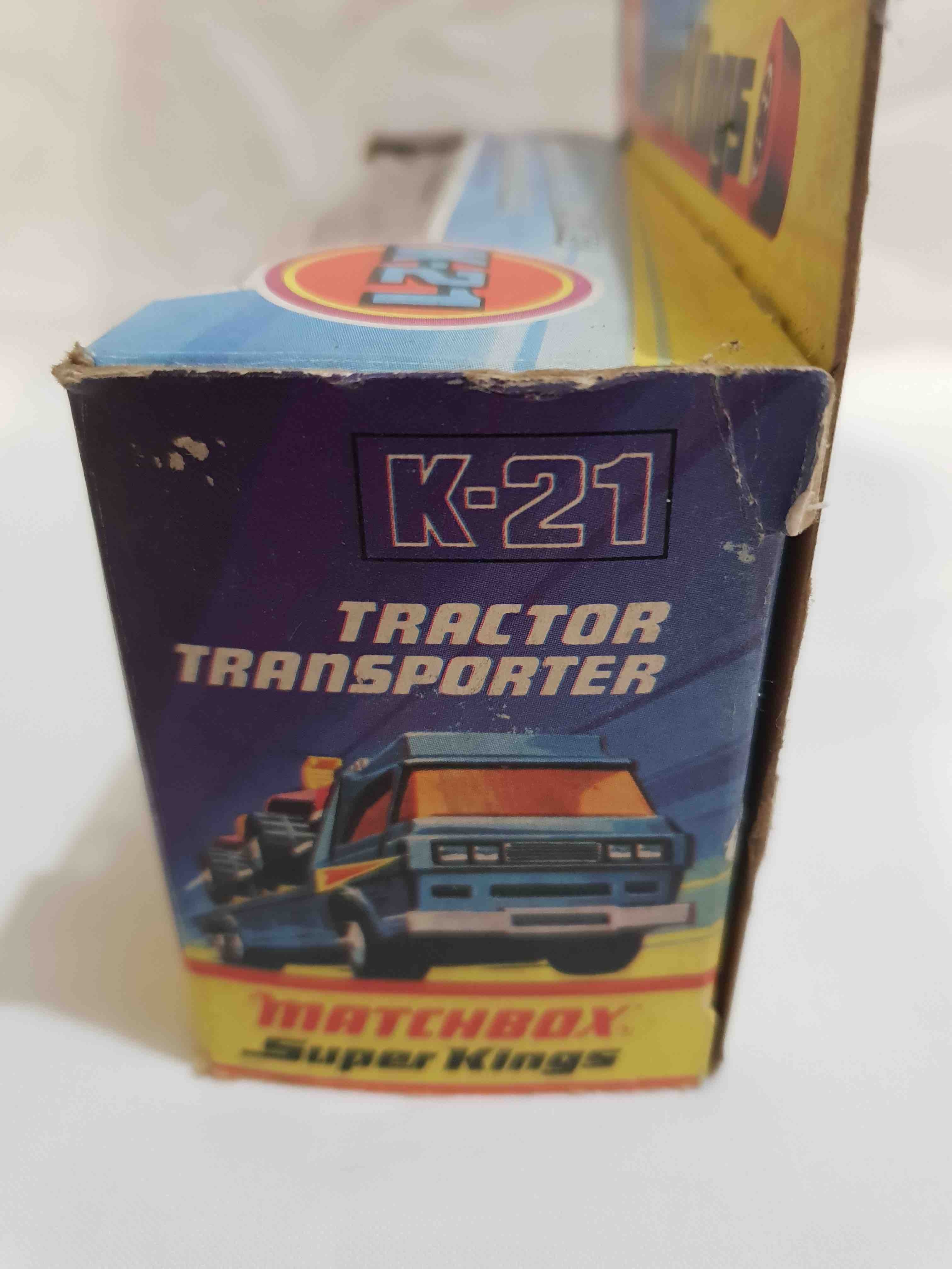 MATCHBOX TRACTOR TRANSPORTER K-21