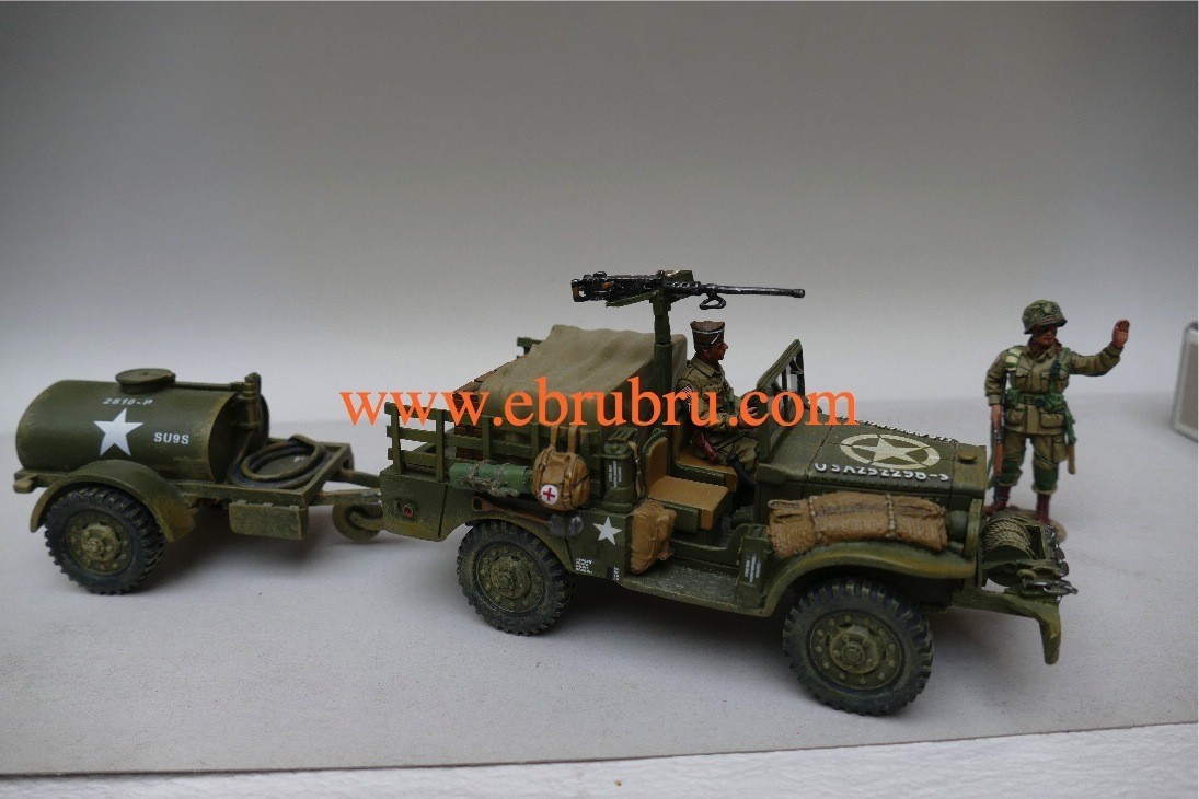 U.S. 101ST AIRBORNE WEAPONS CARRIER & WATER TANK D DAY 1944 KING & COUNTRY DD049