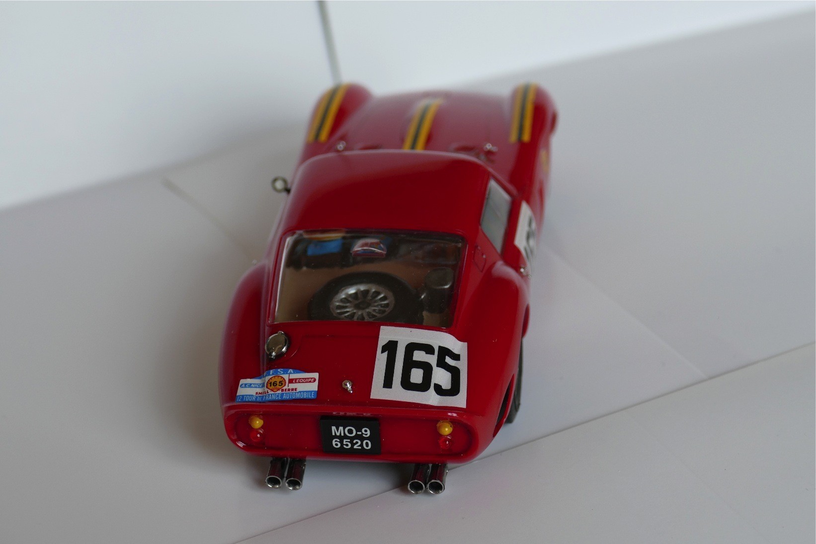 FERRARI GTO ROUGE FUJIMI K & B SLOT 1/24 SCRATCH