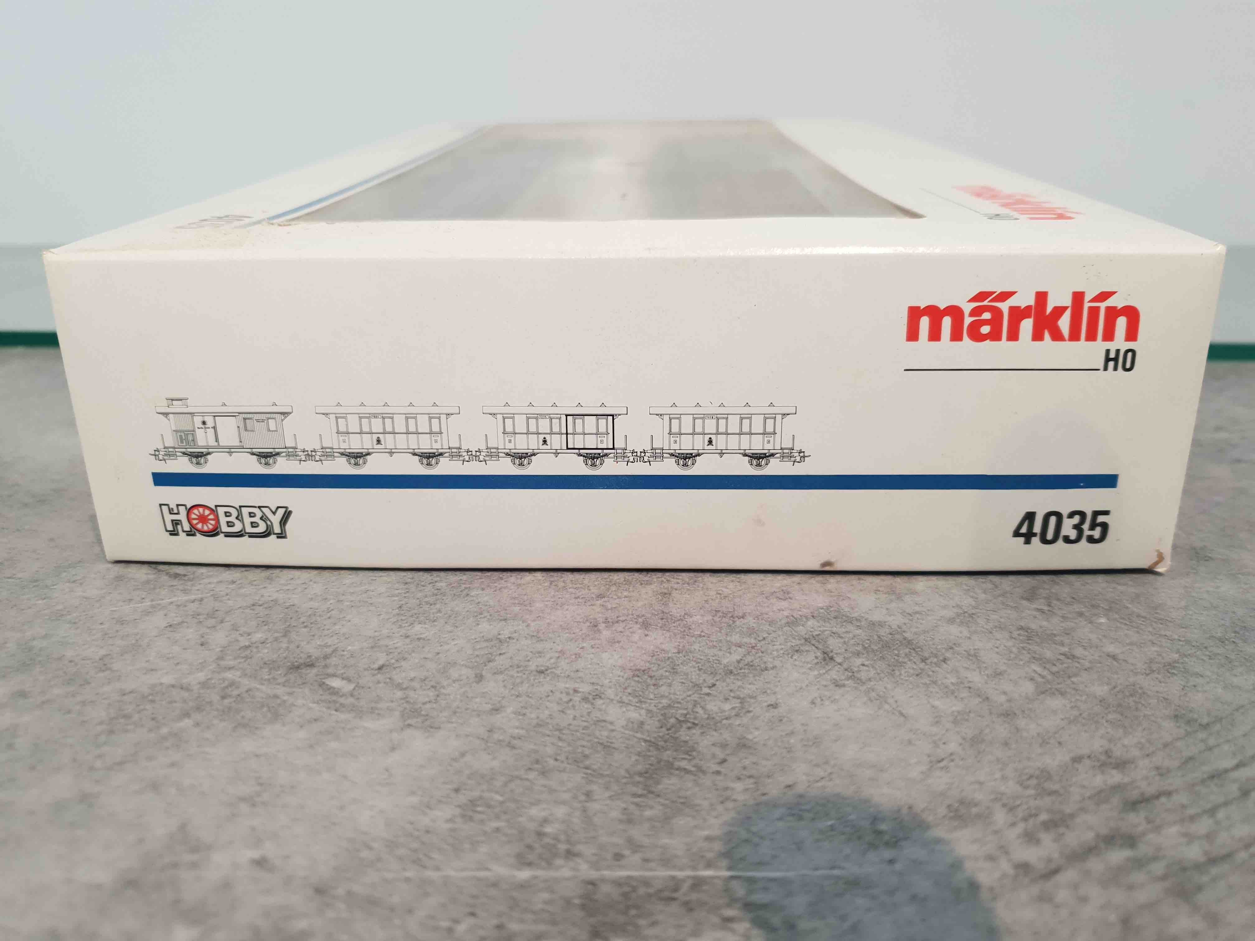 MARKLIN 4035  PRUSSIAN TRAIN CAR SET 94