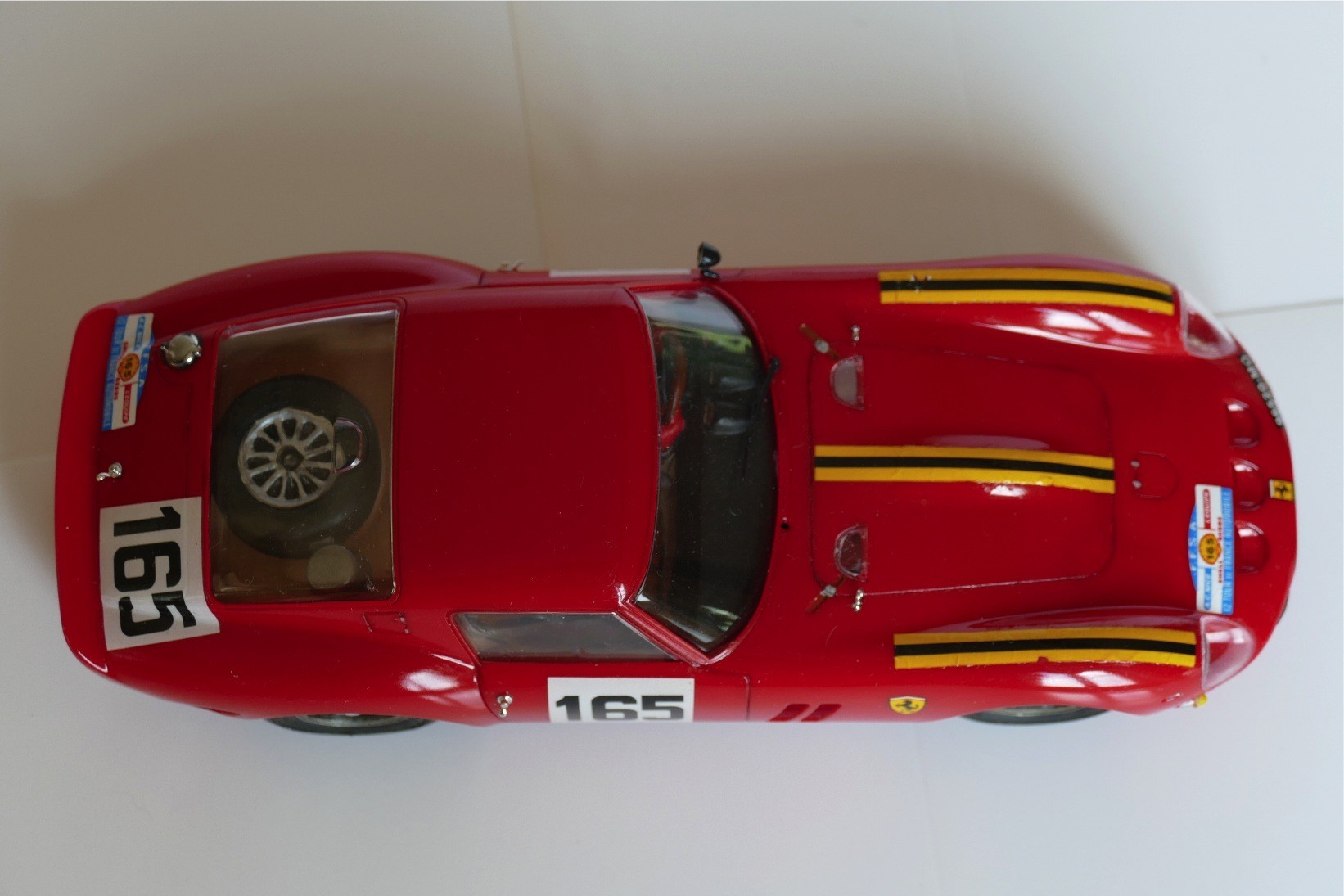 FERRARI GTO ROUGE FUJIMI K & B SLOT 1/24 SCRATCH