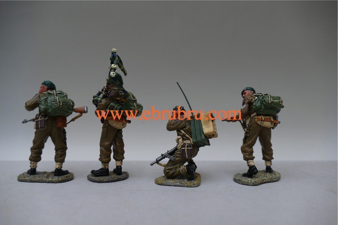 BRITISH COMMANDO LORD LOVAT COMMAND GROUP D DAY 1944 KING & COUNTRY DD052