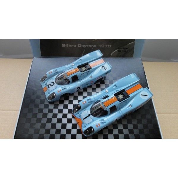 PORSCHE 917K GULF 24HRS DAYTONA 1970 N°1 & N°2 NSR SLOT.IT