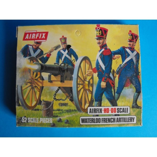 AIRFIX BLUE BOX HO OO WATERLOO FRENCH ARTILLERY TYPE 3