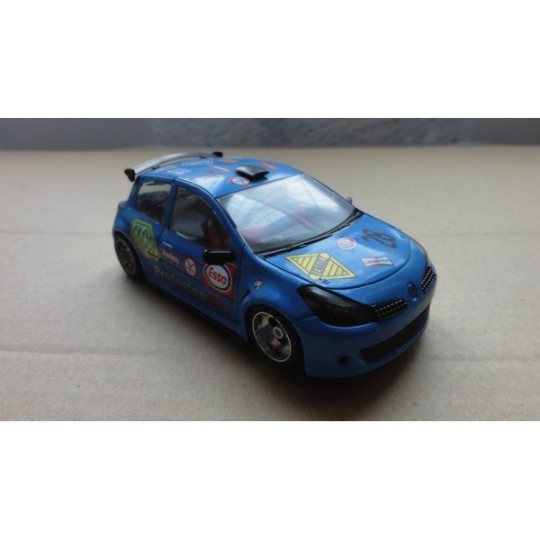 RENAULT CLIO CUP R3 SW RALLY BLEU NSR SLOT 1/32