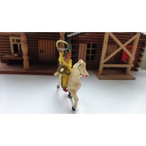 CAVALIER SIOUX LASSO JAUNE STARLUX RÉF 448