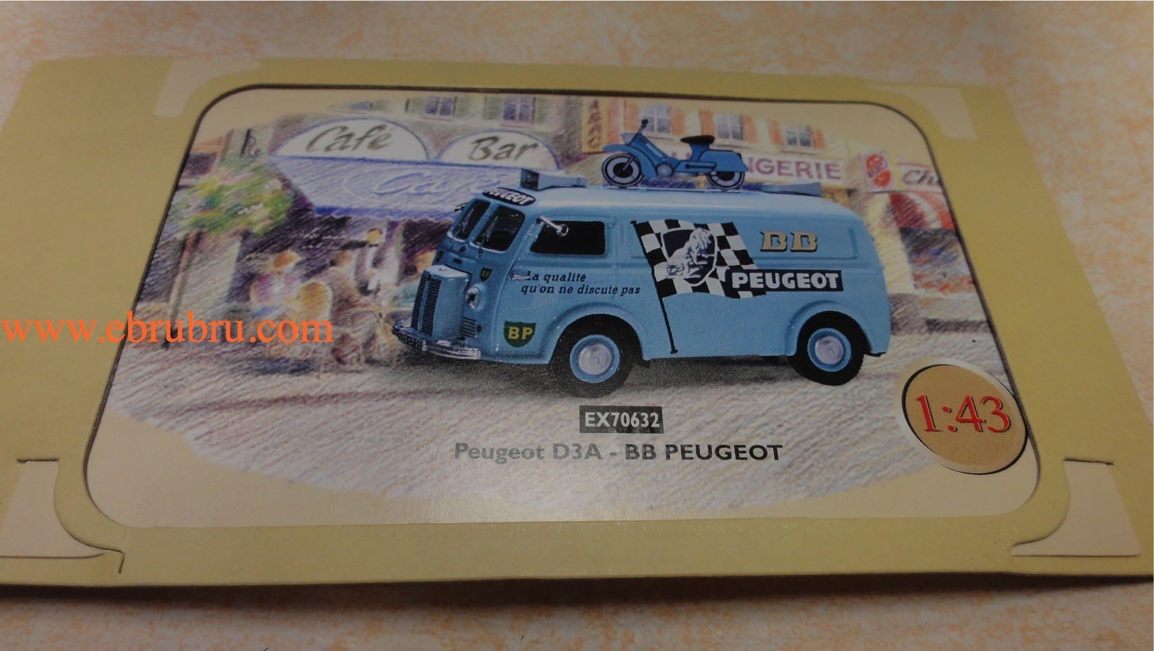 CAMION PEUGEOT D3A BB  Réf : EX70632 CORGI 1/43