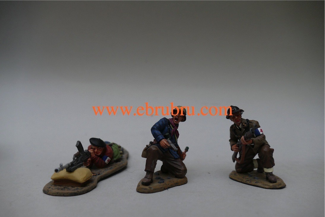 FRENCH FORCES OF THE INTERIOR COMMAND GROUP D DAY KING & COUNTRY DD089