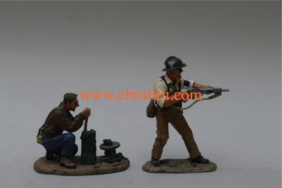 FRENCH FORCES OF THE INTERIOR DEMOLITION TEAM D DAY KING & COUNTRY DD091