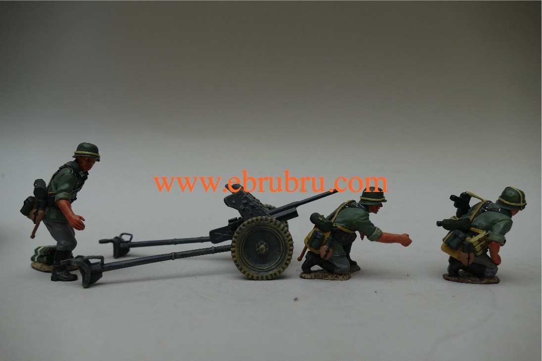 37 MM ANTI TANK SET GERMAN ARMY KING & COUNTRY WS042