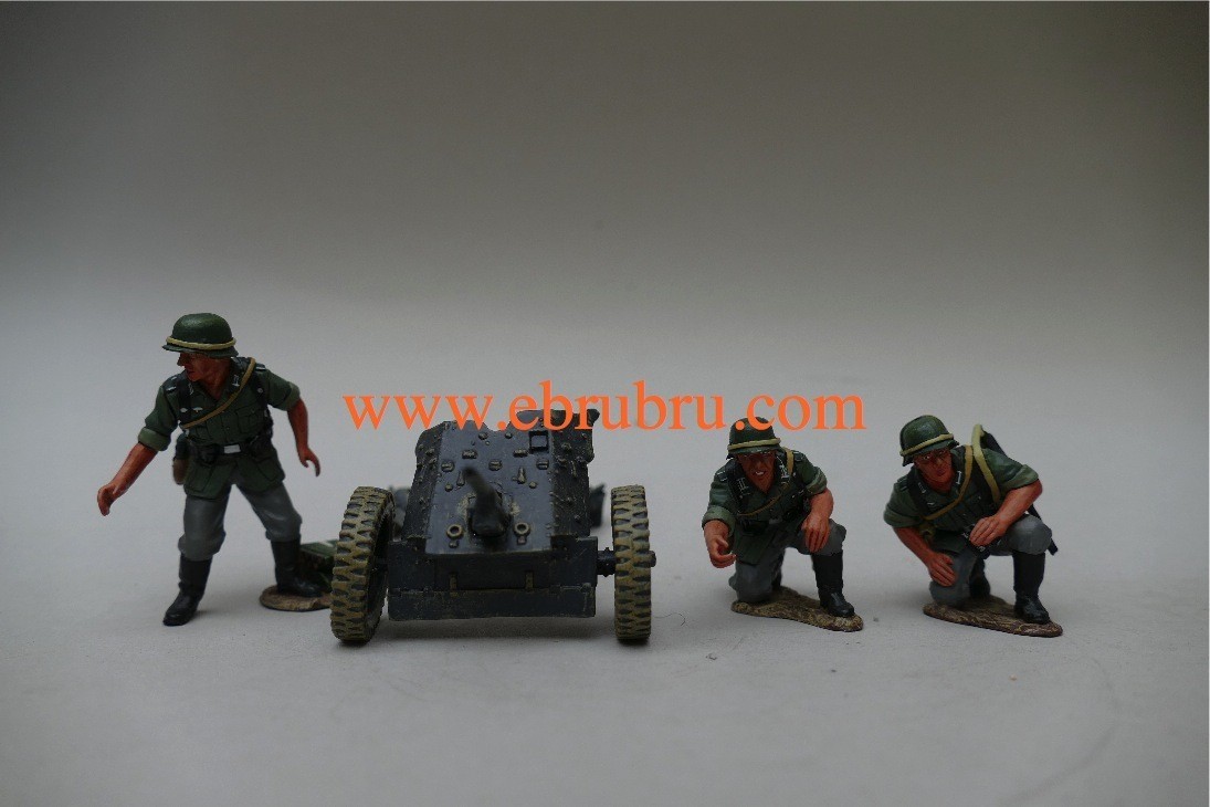 37 MM ANTI TANK SET GERMAN ARMY KING & COUNTRY WS042